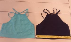 Victoria's Secret lot of 2 High Neck Scrappy Bralettes
